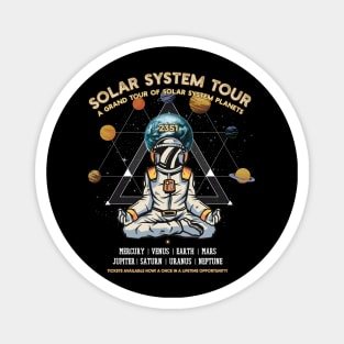 Solar System Planets Fantasy Tour Magnet